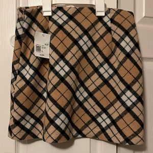 Plaid Mini Skirt